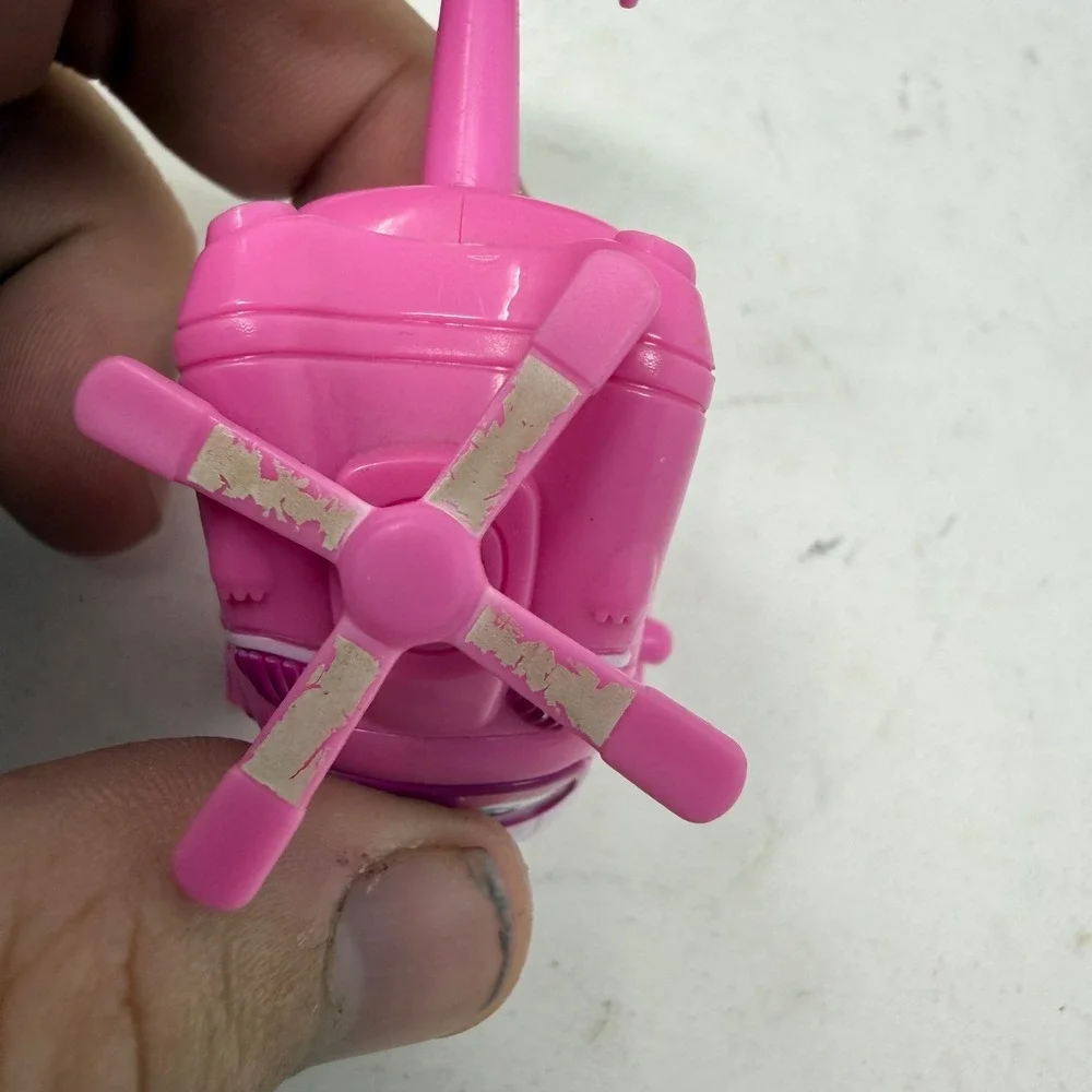 Super Wings Dizzy Transforming Toy Pink Rescue Helicopter Mini Figure 3 Inch